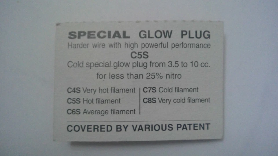  Novarossi C5S Standard "Special" Glow Plug RC Car,Air,Boat,Heli Nitro Engines - Image 2 of 2