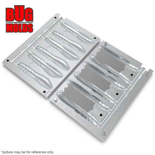 Bait DIY Fishing Mold Soft Plastic Baits Lure Plastisol Bass CoverScat - Picture 9 of 9