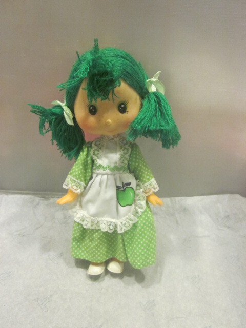 green hair doll