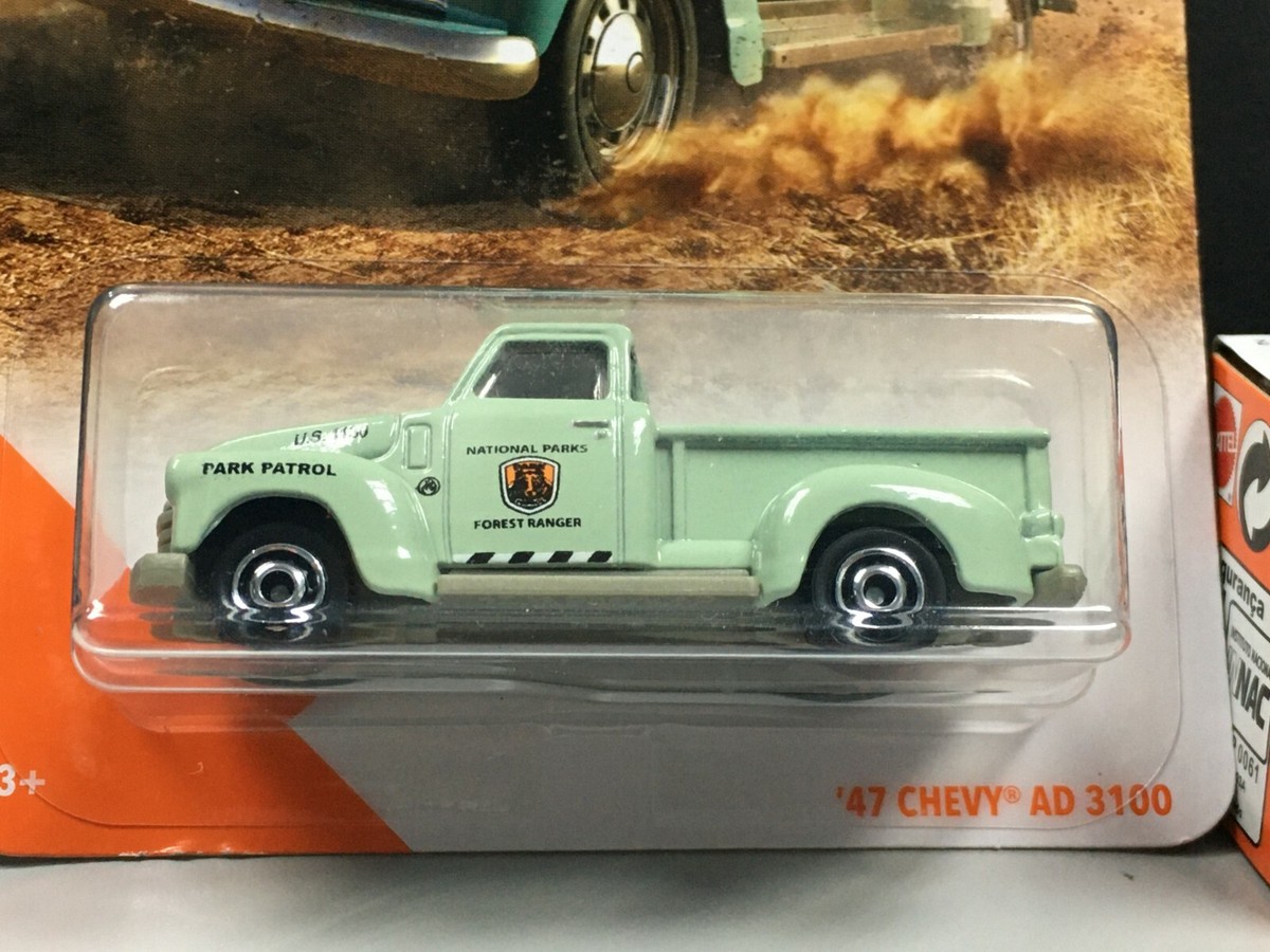 Matchbox 2020 '47 CHEVY AD 3100 96/100 , POWER GRABS + CARD | eBay