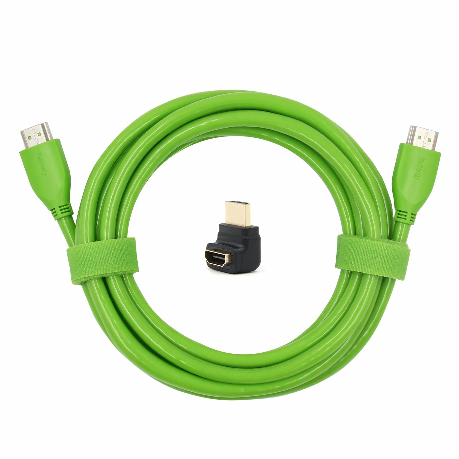 Enlody HDMI Cable 6FT 10FT 15FT Green PVC Jacket for 3D DVD PS3 HDTV XBOX-image