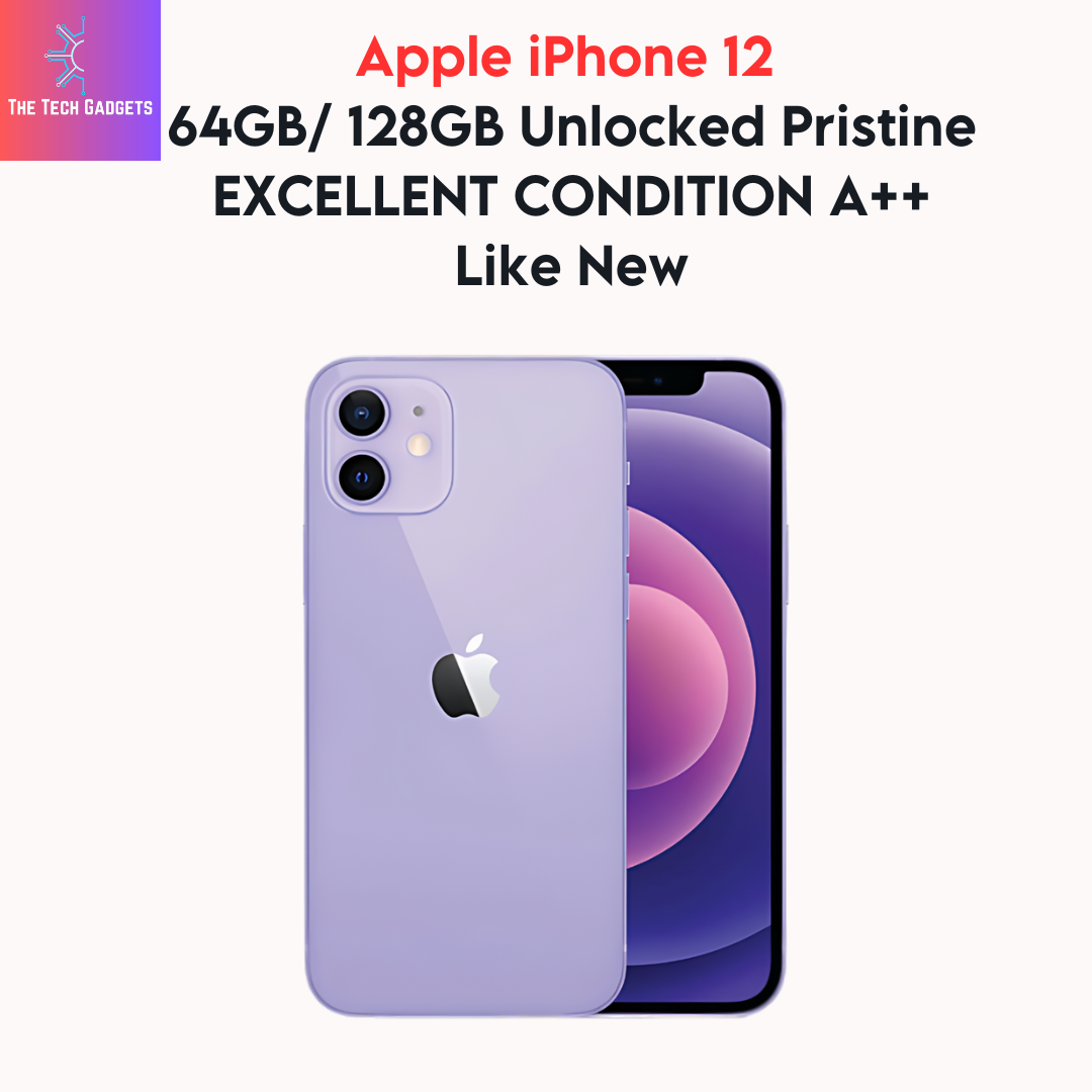 Apple iPhone 12 64GB/128GB/256GB 5G iOS Smartphone Unlocked With