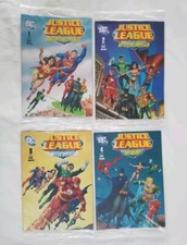Cómics de la Liga de la Justicia de América DC 2011 General Mills Cereal Mini 1 2 3 4