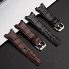 For IWC Ingenieur Family IW378509 IW322503  Genuine Leather Watchband 28MM
