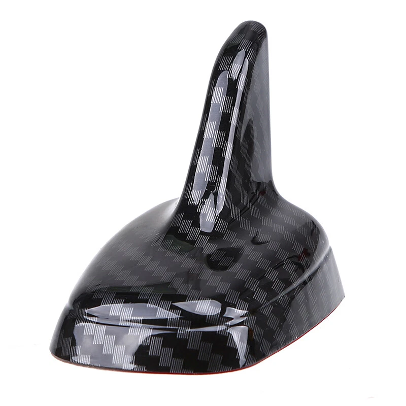 Antena decorativa barbatana de tubarão luxo aparência de fibra de carbono antena de carro de alta qualidade - Imagem 4 de 4
