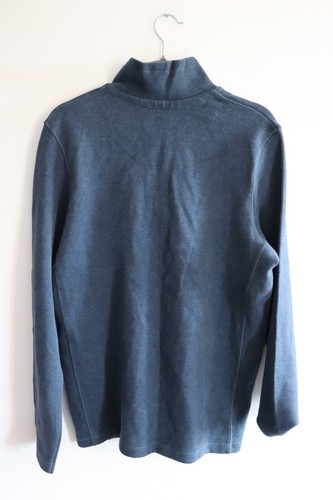 John Lewis Herren blau halber Reißverschluss Trichterkragen Pullover Größe Medium - lässig bequem - Bild 9 von 14