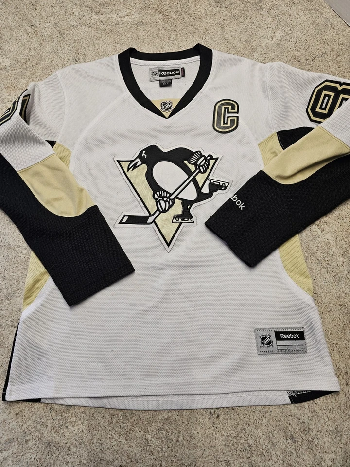 Camiseta deportiva para mujer Sidney Crosby Pittsburgh Penguins NHL #87 talla S Reebok Foto 4 de 4