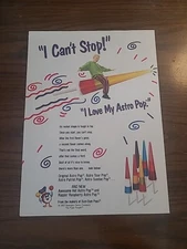 Astro Pop Spangler Candy Company Vintage Print Ad 1994 8x11 Great To Frame   