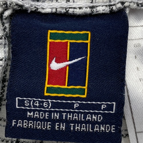 NIKE Plaid White 100% Cotton Activewear Shorts Size 4-6 Years - Picture 4 of 8