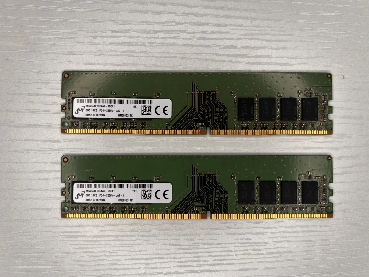 Micron DDR4 SDRAM 16 GB Total Capacity Memory (RAM) for sale | eBay