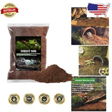 Natural Fluffy Reptile Soil: 1.32 Gal Terrarium Bedding for Snakes  Tarantulas