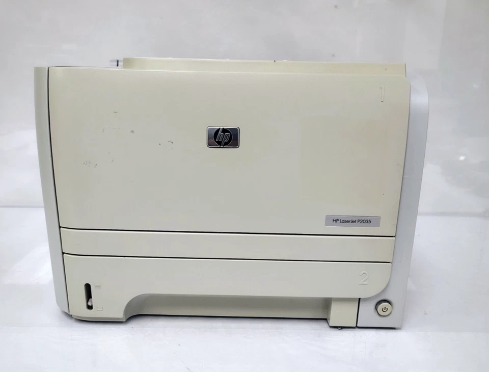 HP LaserJet P2035 Workgroup Monochrome Laser Printer 2,452 PP No Toner - Image 2 of 4