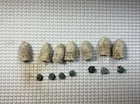 1860s Kennesaw Georgia 7 Civil War 3-Ring Bullets Minié Balls With P-Caps Minho