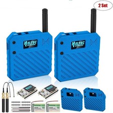 2 Sets Heltec ESP32 LoRa V3 WiFi Board+ 915MHz Antenna+Battery+ Meshtastic Case