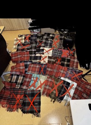 Verschiede Farben Vintage Burberry Scarf/Schal casual y2k pashanim Style 2000s