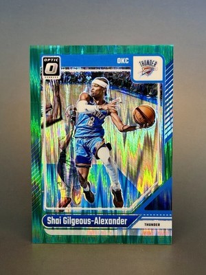 2024-25 Donruss Optic Basketball Shai Gilgeous-Alexander #127 Green Shock /149