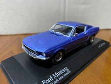Minichamps 1/43 Ford Mustang Diecast Model Car Good Condition