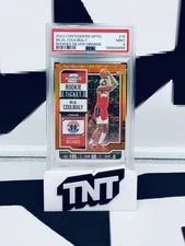 Bilal Coulibaly 2023-24 Panini Contenders Optic Rookie Ticket Orange /49 PSA 9