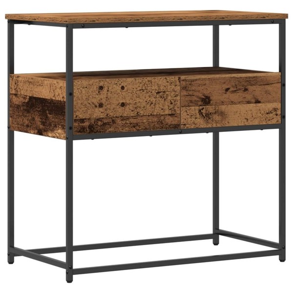 Konsolentisch Altholz 75 X 40 X 75 Cm Holzwerkstoff-image