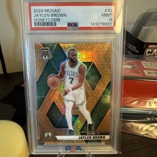 2024 Mosaic Jaylen Brown Honeycomb PSA 9