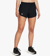 Under Armour Womens Fly by 3 Inch Shorts Medium black