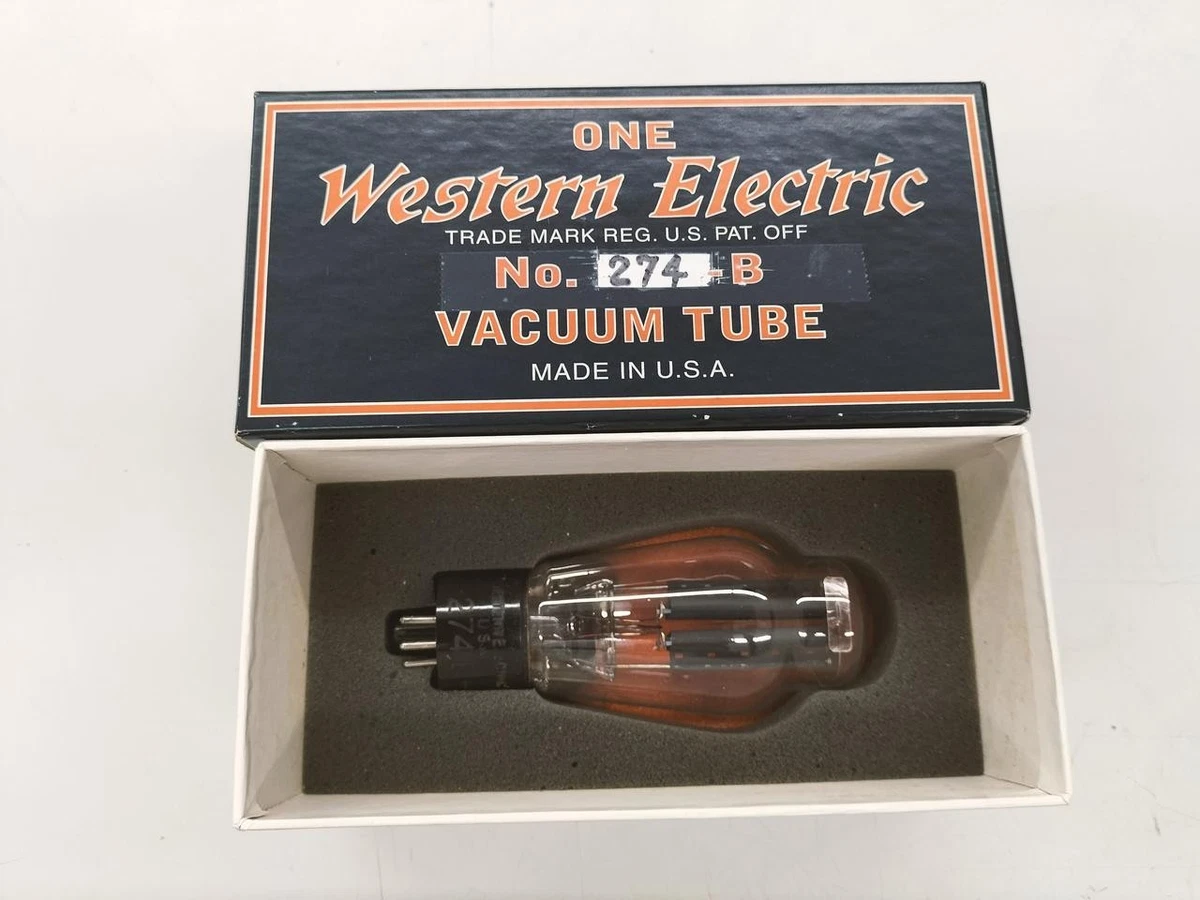 真空管 274B Western Electric Western Electric 274B/5U4G 1966 NOS NIB Excellent Testing Values