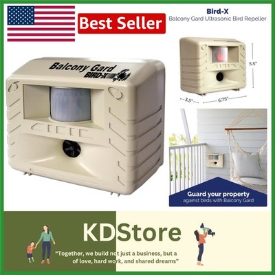 Balcony Gard Ultrasonic Bird Repeller: Humane, Effective Outdoor Bird Prevention