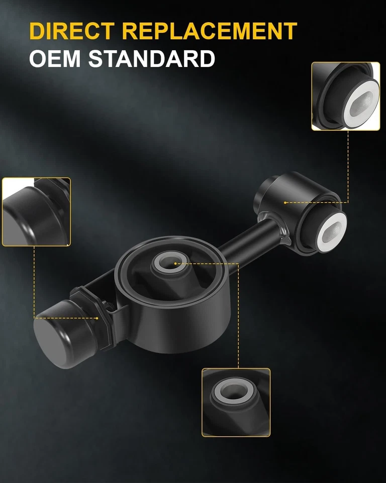 Juego de kit de montaje de motor para Nissan Versa 2007-2012/2009-2014 1,8 L 4 piezas Foto 2 de 4