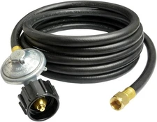 Onlyfire Universal QCC1 Low Pressure 12ft Horizontal Hose and Regulator 