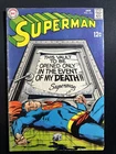 Superman #213 1969 DC Comics Vintage Silver Age Comic 1st Print Good *A13