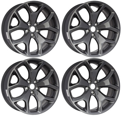 (4) New 20'' x 8'' 5x115 Charcoal Alloy Wheel Rim 2020-2023 for Chrysler 300