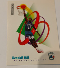 SkyBox 1991-92 Skybox #27 Kendall Gill Charlotte Hornets Basketball Base Set