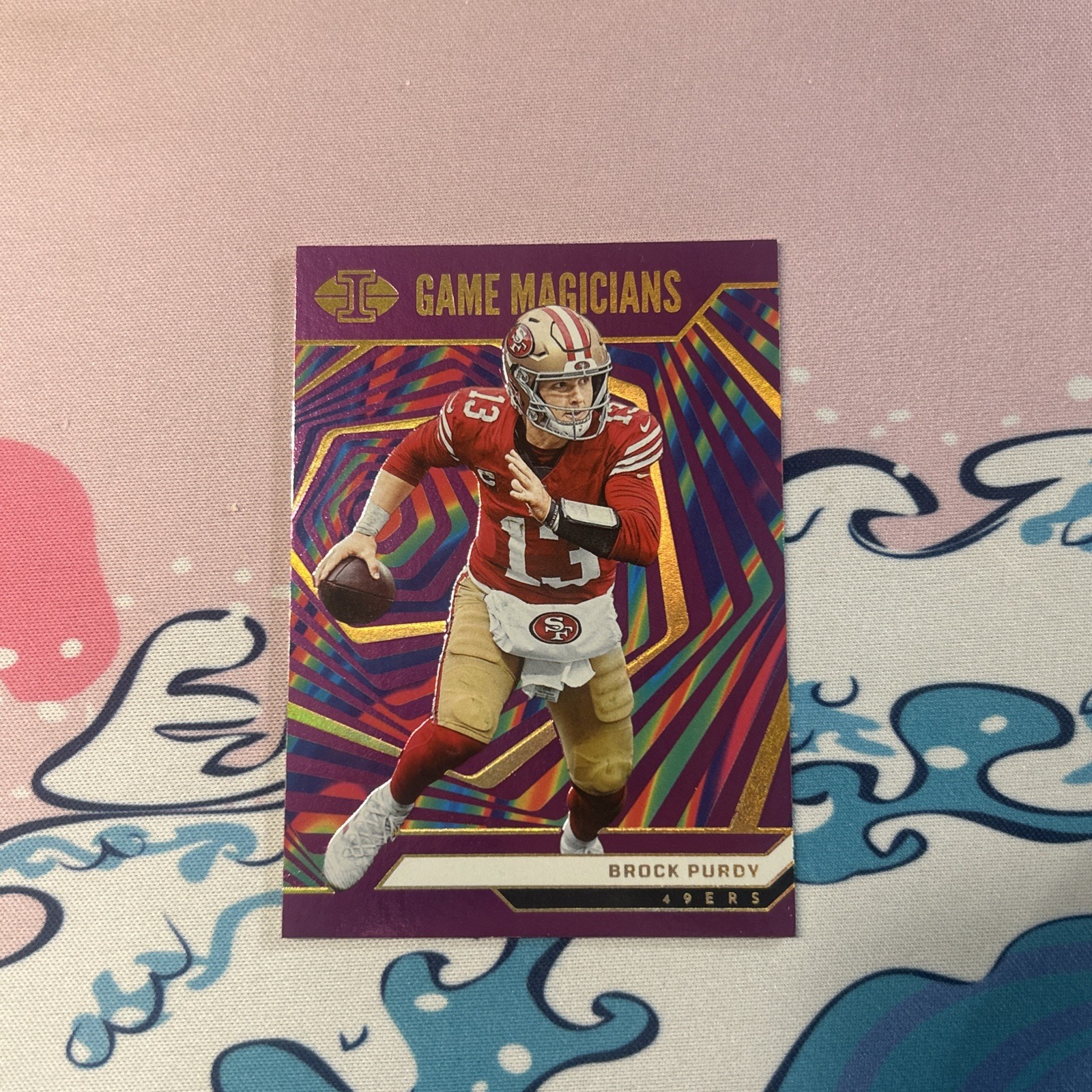 2024 Panini Illusions Football Brock Purdy Game Magicians Magenta /50 #2 49ERS
