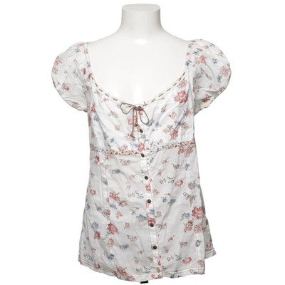 Campus, Top, Größe: XL, Weiß/Mehrfarbig, Blumen, Damen #Vmm