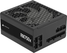 CORSAIR RM750x ATX 3.1 PCIe 5.1 Ready Fully Modular 750W Power Supply Lo