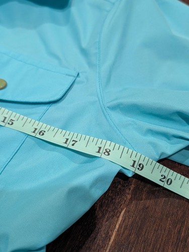 Peter Millar Kurtka Damska Mała Aqua Blue Element Water Utility Płaszcz przeciwdeszczowy Logo - Zdjęcie 16 z 17