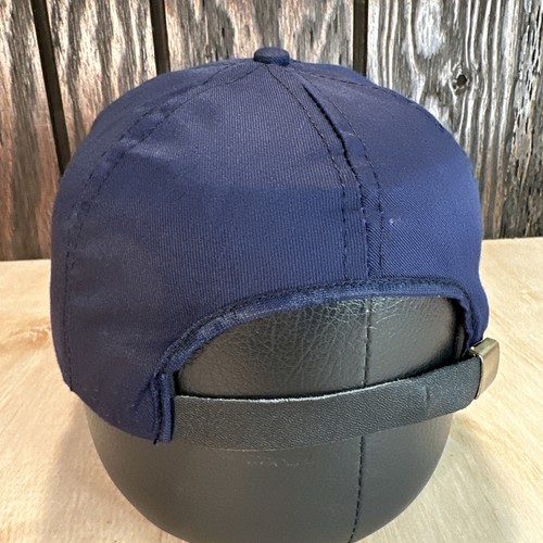 SLPD Motocicleta Escuadrón Sombrero Gorra Correa De Colección Azul Marino Rojo Cuerda Años 80 Hecho en EE. UU. - Imagen 3 de 12