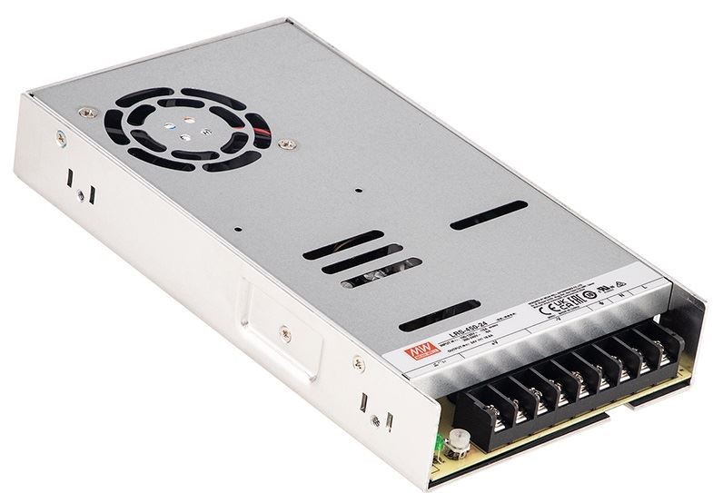 Alimentation Mean Well LRS-450-12 12V transformateur découpage basse hauteur 450W