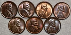 7x BU Lincoln Cents, 1928-P, 1929-D, 1934-P, 2x 1936-P, 1939-P, & 1940-P
