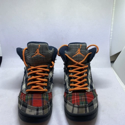 Nike Air Jordan 5 Retro (PS) Scarpe Plaid Multicolore FD4812 008 Prescolare NUOVE