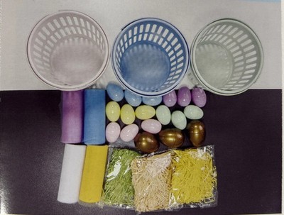 TUTU Easter Basket DIY Kit Set of 3 Baskets New - Just in time for Easter