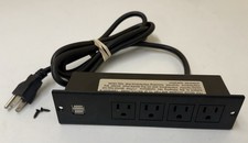 Jenson Enterprise JN02-03-24TR Power Distribution Unit 4 Outlet 1500W USB 10W
