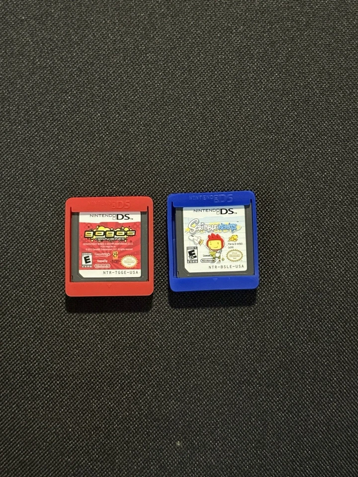 Fundas de juego con cartucho de silicona Nintendo para DS 3DS OEM rojo/azul LEER DESCRIPCIÓN Foto 2 de 2