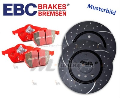 EBC Turbo Groove Black Bremsscheiben, Beläge vorne für Toyota Celica Cabriolet T