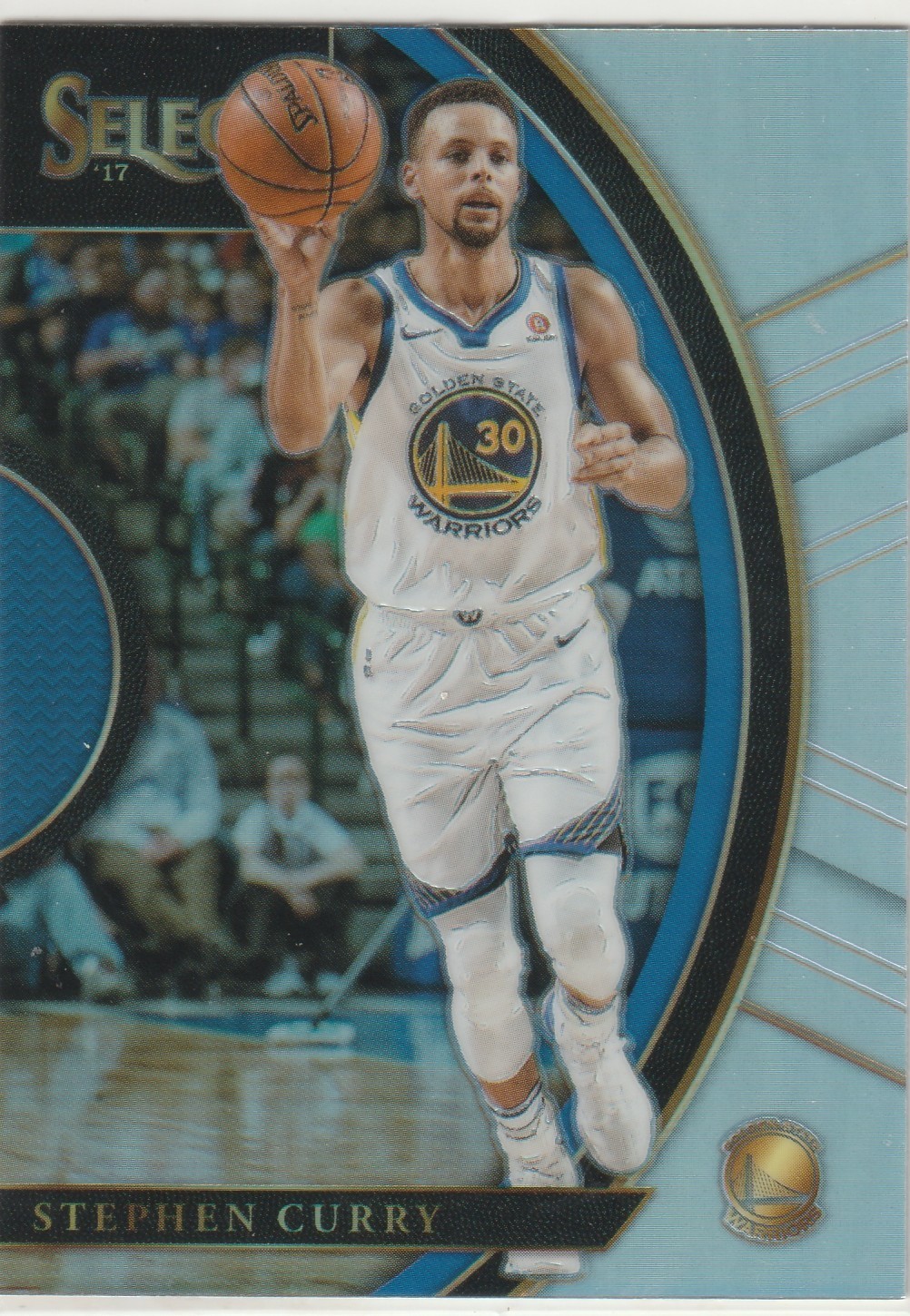 2017-18 Panini Select Silver Concourse Prizm Base #32 Stephen Curry Warriors