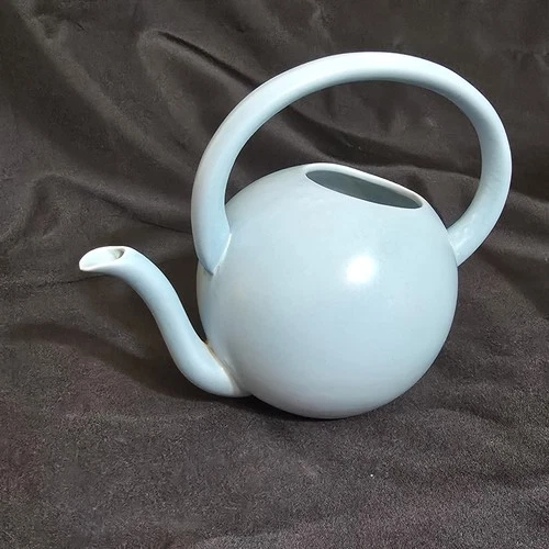 Vintage Stangl Pottery Light Blue Ball Pitcher 3510 1960s