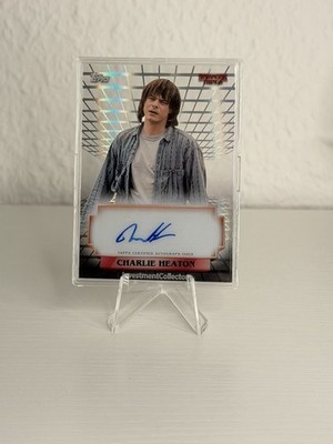 Topps High Tek Stranger Things Charlie Heaton Jonathan Byers Autograph