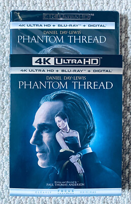 Phantom Thread 4K Ultra HD Blu-ray Daniel Day Lewis OOP w/Slipcover Sealed NEW