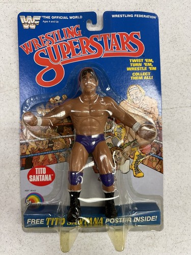 VINTAGE LJN TITO SANTANA WRESTLING SUPERSTARS ACTI...