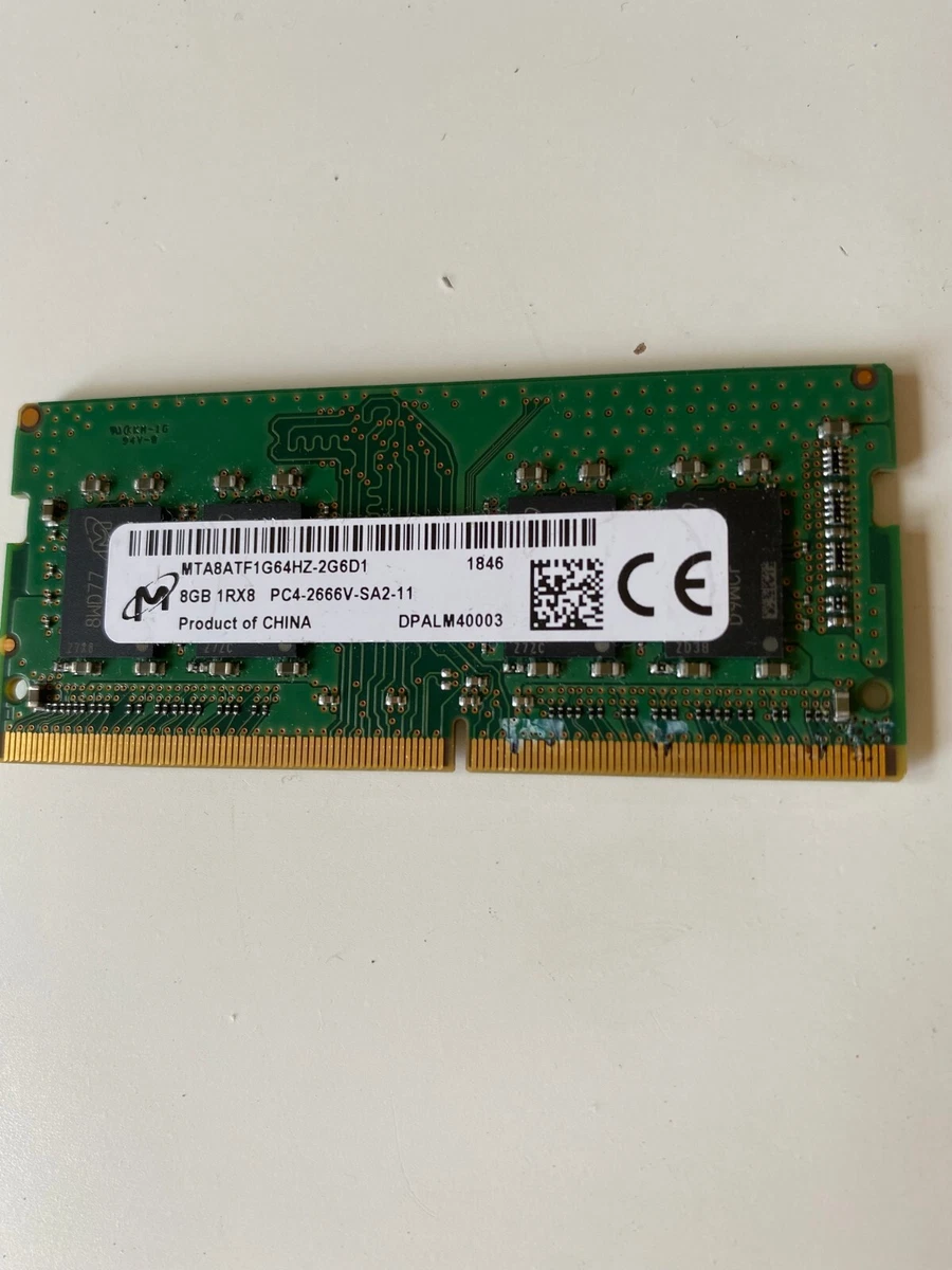 MTA8TF1G64HZ 2G6D1 MICRON 8GB DDR4 2400MHz 1Rx8 PC4 2400T SA1 11
